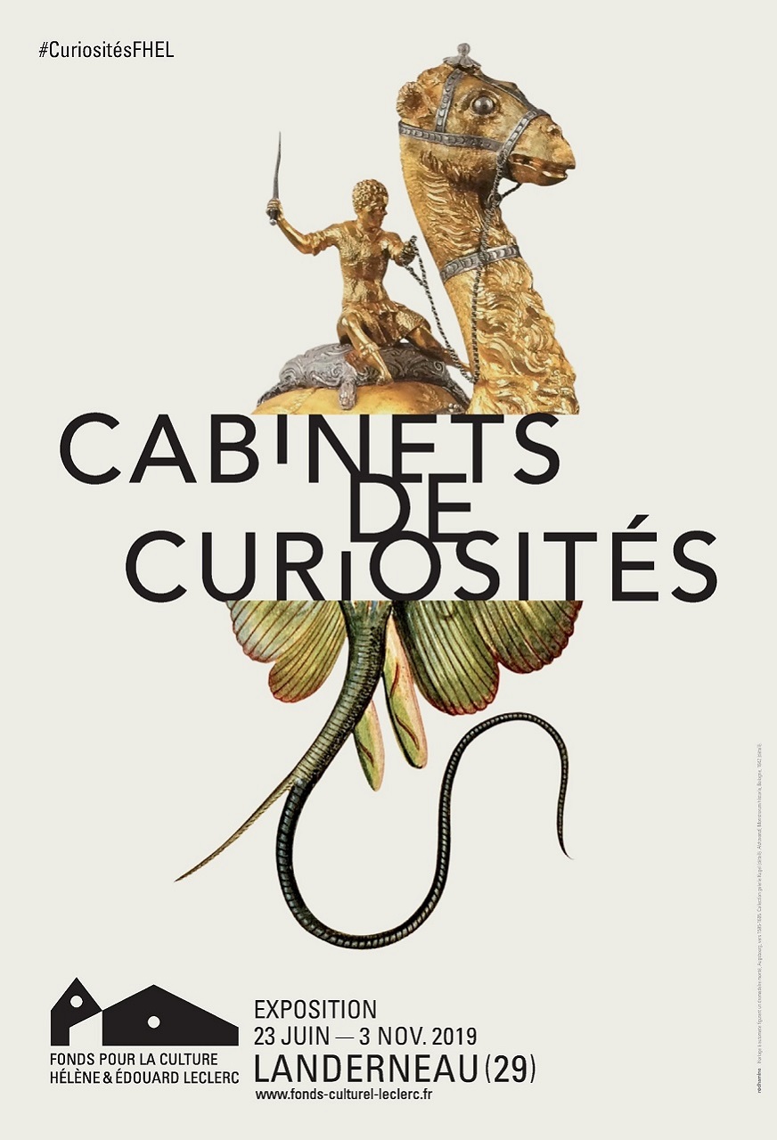 Affiche exposition "CABINETS DE CURIOSITÃ‰S"