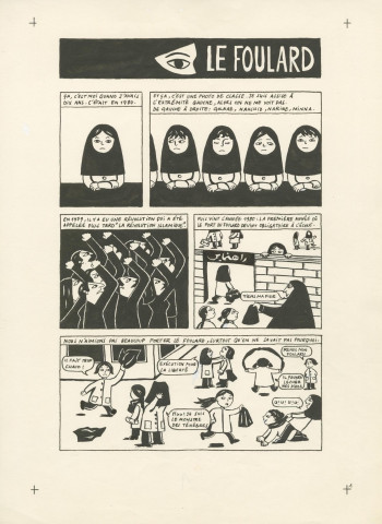 © Marjane Satrapi, Persepolis, tome 1, 2000 Planche 1