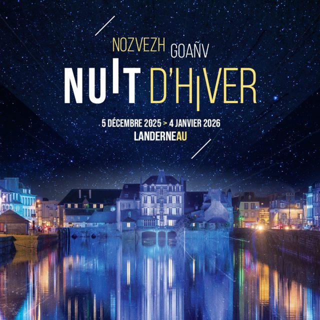 Affiche Nuit d'hiver 2025 © Ville de Landerneau